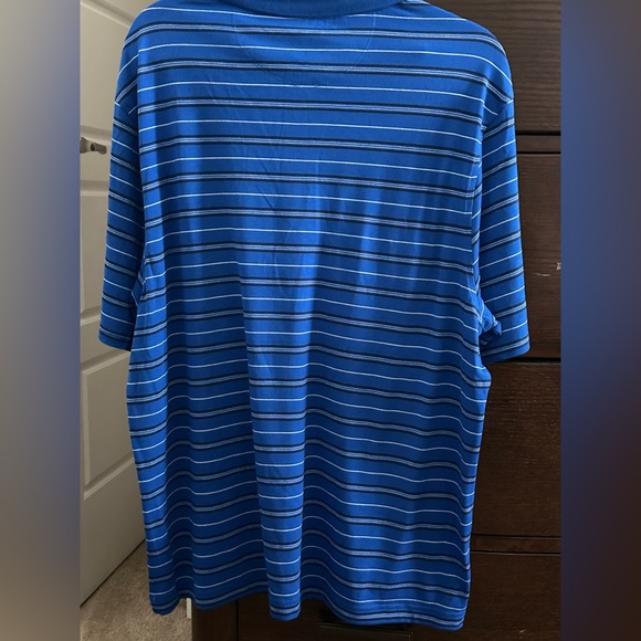 captivating apparel Shirts Nwt Mens Uk Blue Striped Polo Shirt